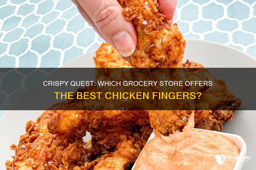 what grocery store has the best chicken fingers