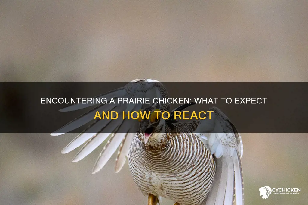 what hapens if i see a prarie chicken