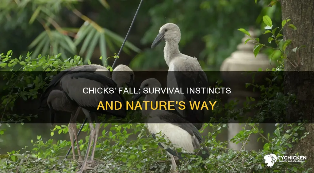 what hapoens when a chick falls out of the nest