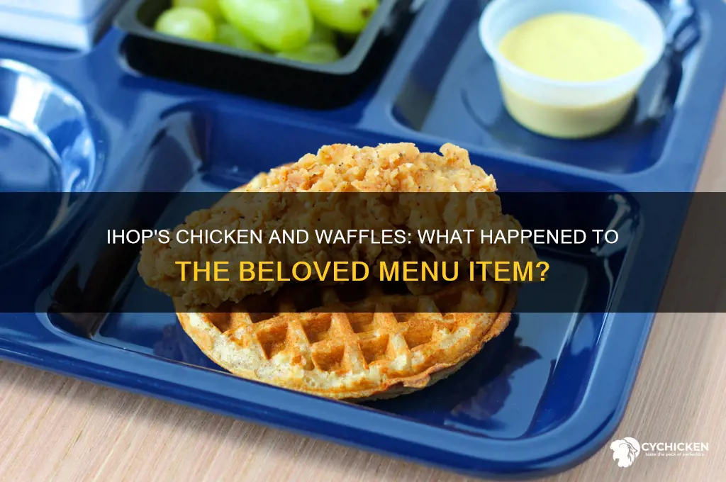 what happen to chicken and waffels ihop