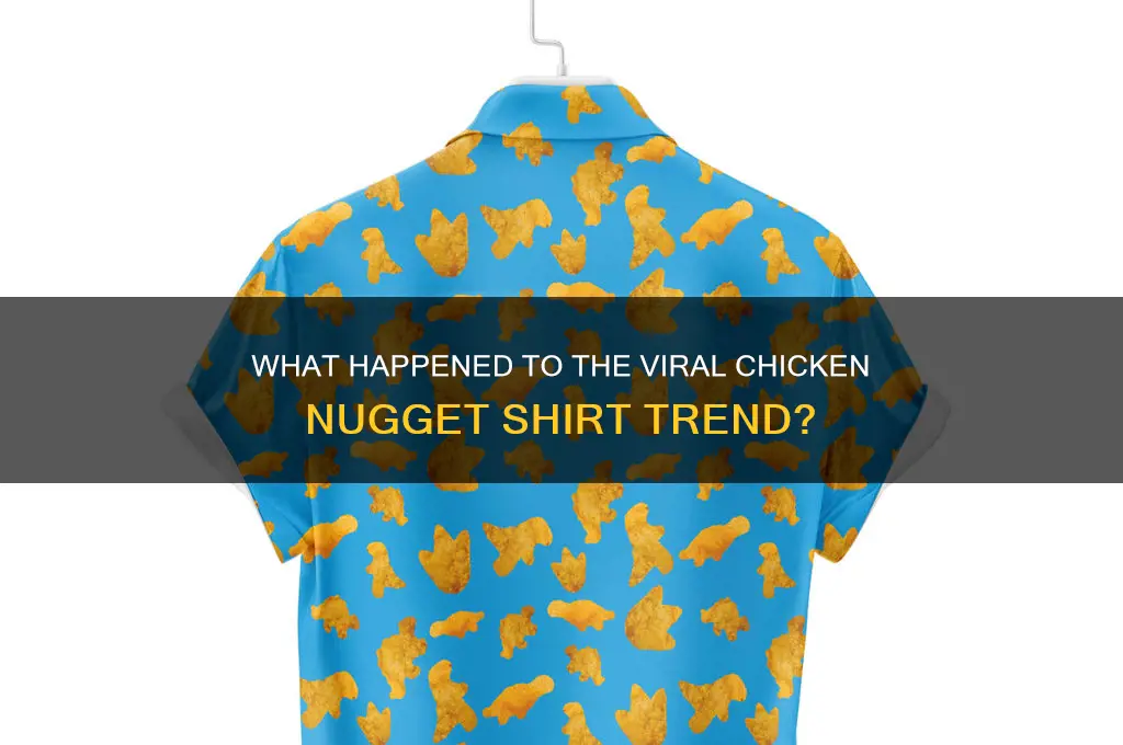 what happened chicken nugget shirt