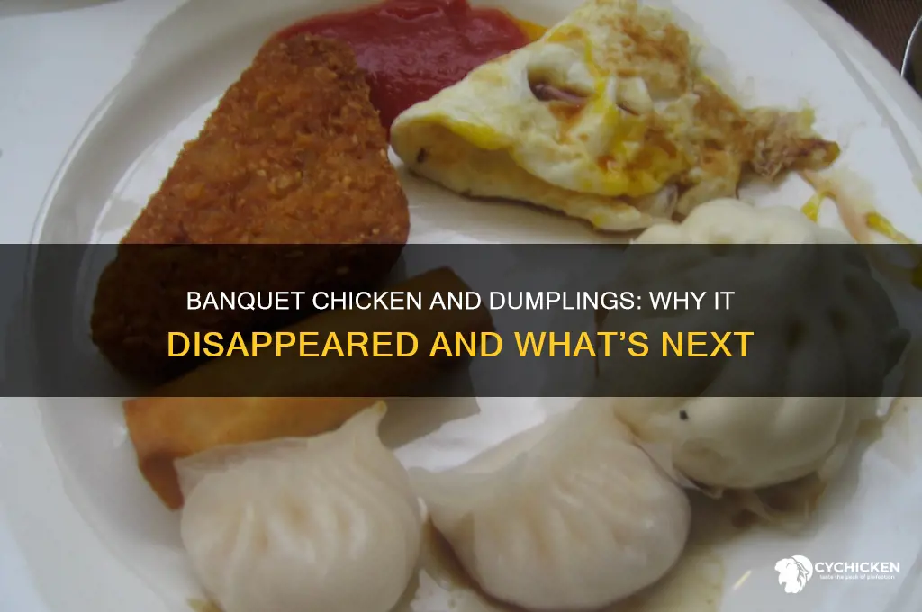what happened to banquet chicken and dumplings