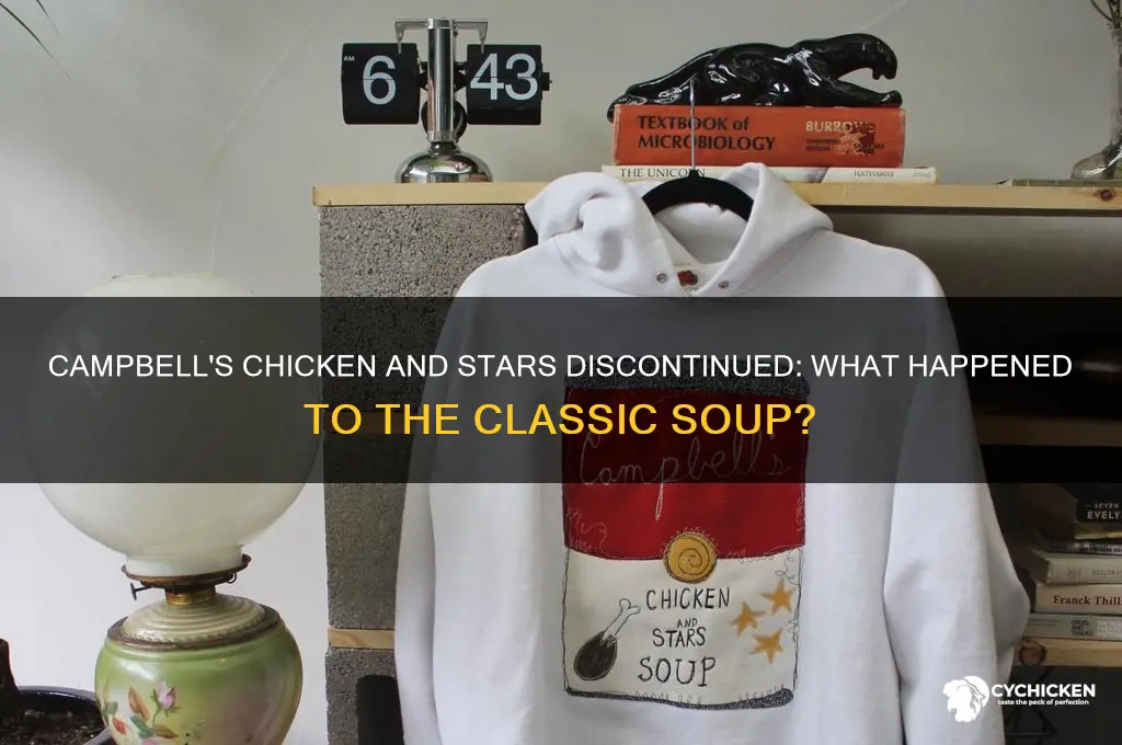 what happened to campbells chicken and stars