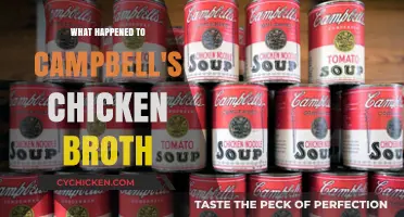 The Disappearance of Campbell's Chicken Broth: A Culinary Mystery