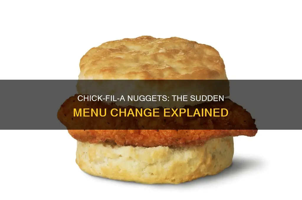 what happened to chick fil a nuggets
