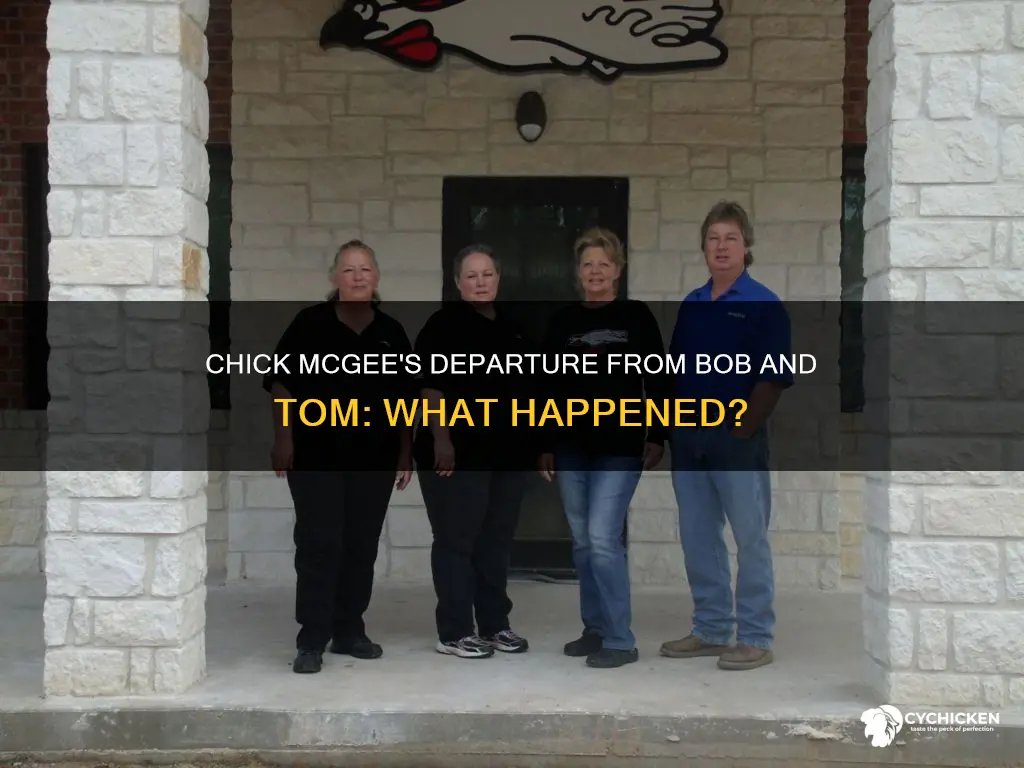 what happened to chick mcgee on bob and tom