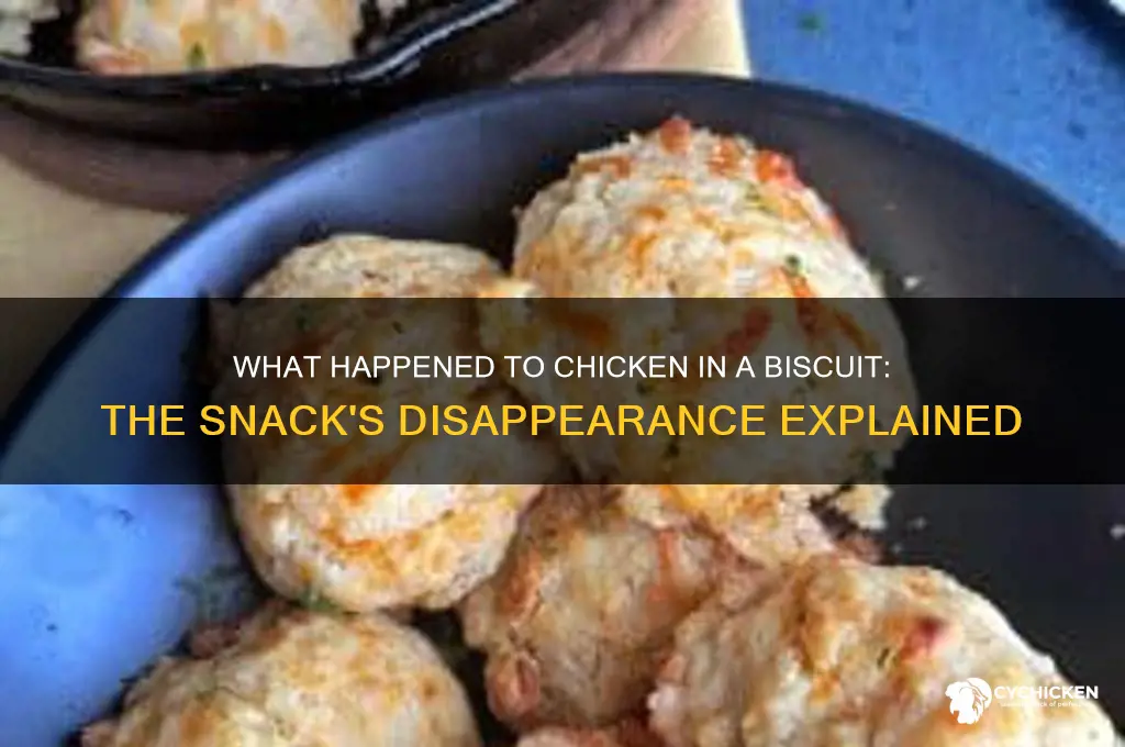 what happened to chicken in a biscuit