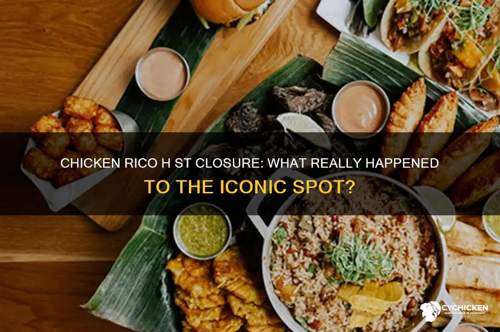 what happened to chicken rico h st