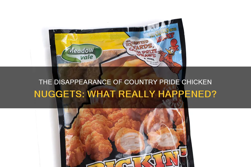 what happened to country pride chicken nuggets