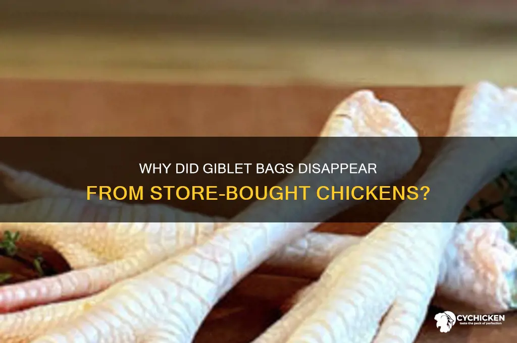 what happened to giblet bags in chicken