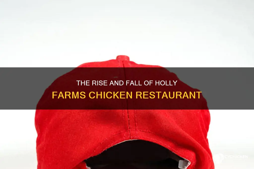 what happened to holly farms chicken restaurant