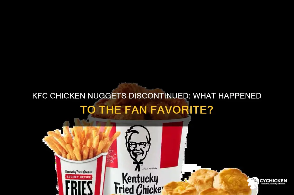 what happened to kfc chicken nuggets