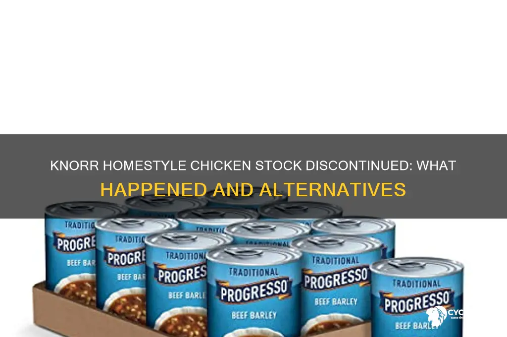 what happened to knorr homestyle chicken stock