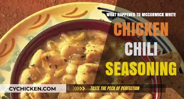 McCormick White Chicken Chili Seasoning: Discontinued or Just Hard to Find?