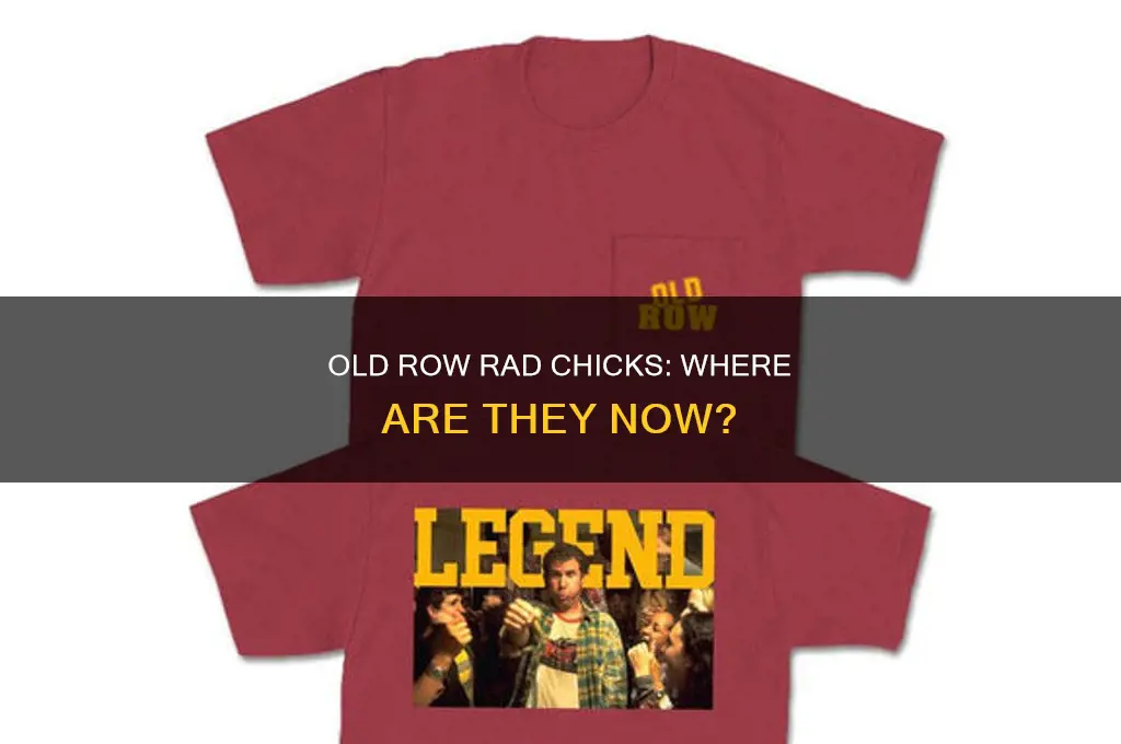 what happened to old row rad chicks