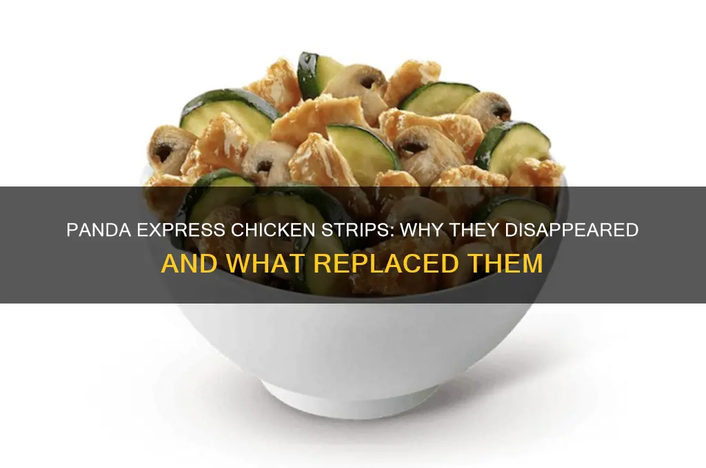 what happened to panda express chicken strips