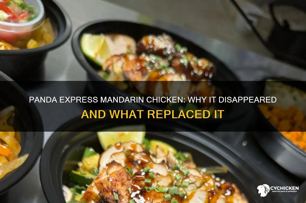 what happened to panda express mandarin chicken
