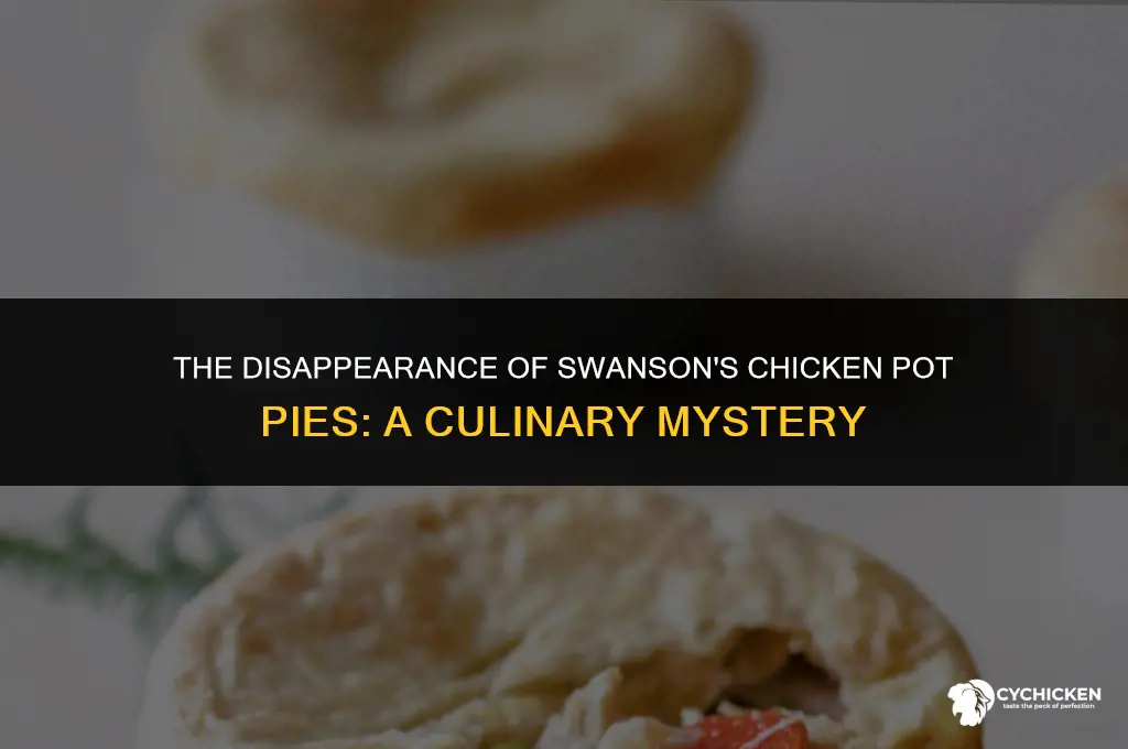 what happened to swansons chicken pot pirs