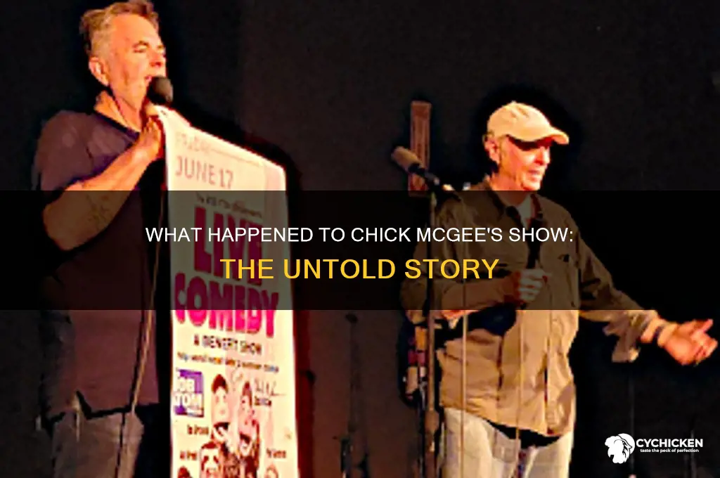 what happened to the chick mcgee show
