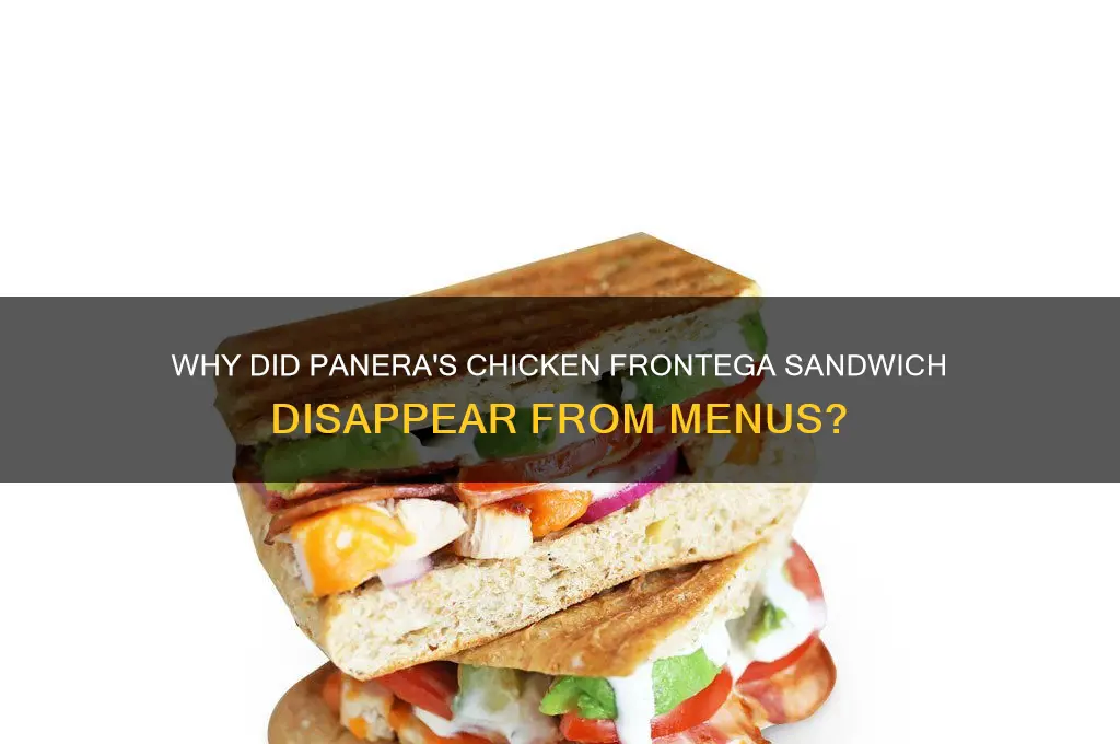 what happened to the chicken frontega panera