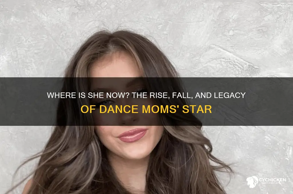 what happened to the dance moms chick