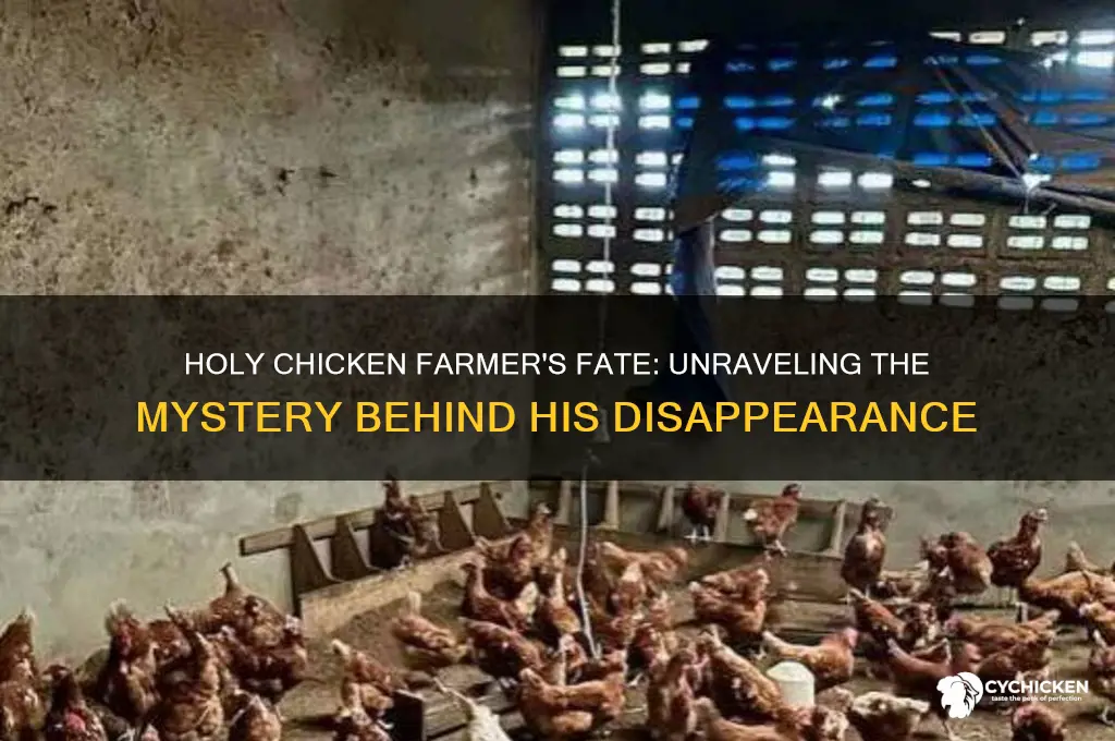 what happened to the farmer from holy chicken