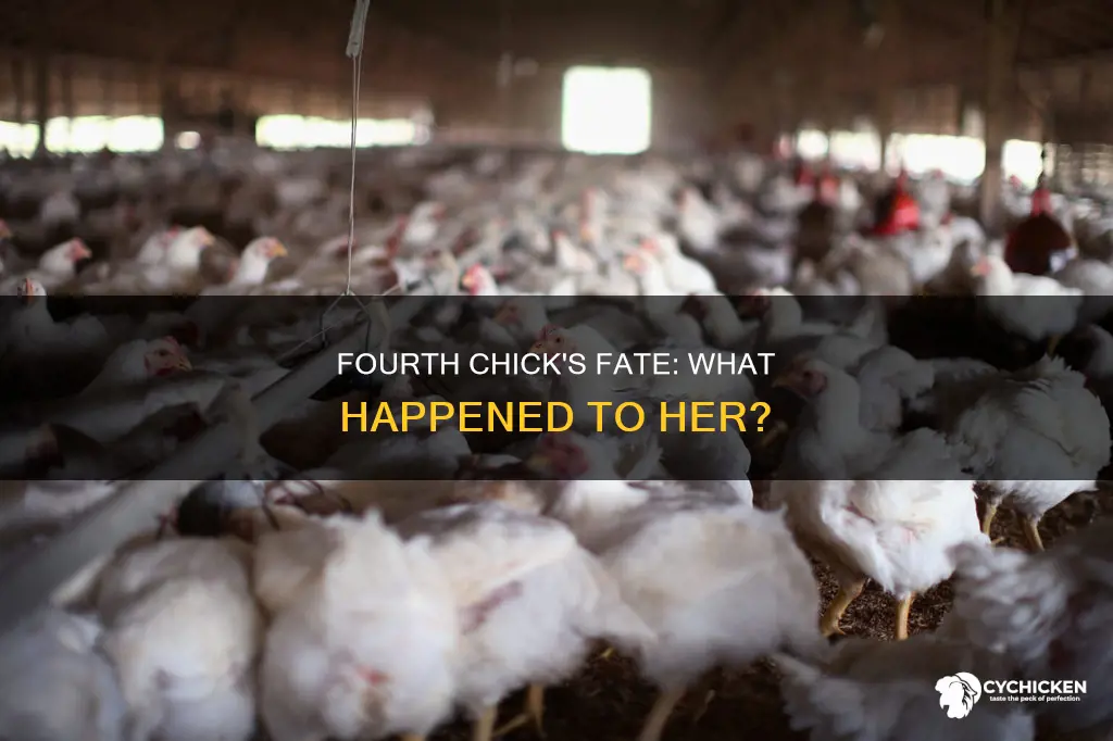 what happened to the fourth chick on the right