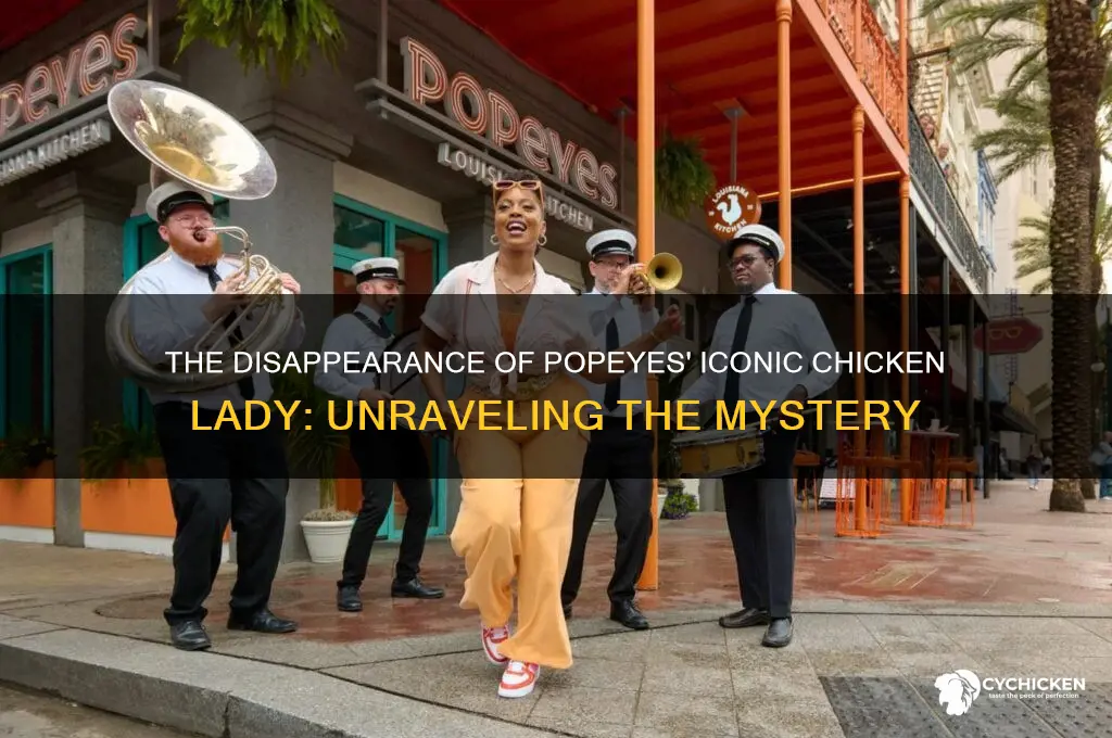 what happened to the old popeyes chicken lady