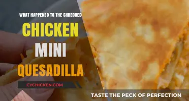Missing Menu Favorite: The Disappearance of Shredded Chicken Mini Quesadillas