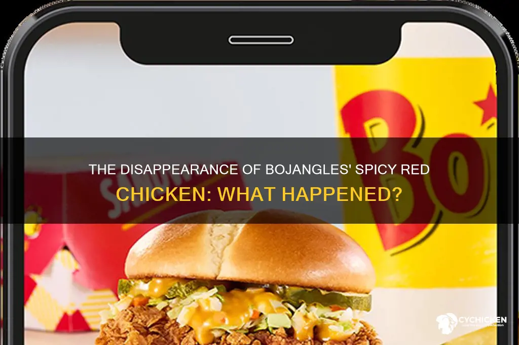 what happened to the spicy red bojangles chicken