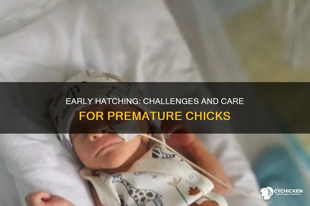 what happens if a chick hatched too early