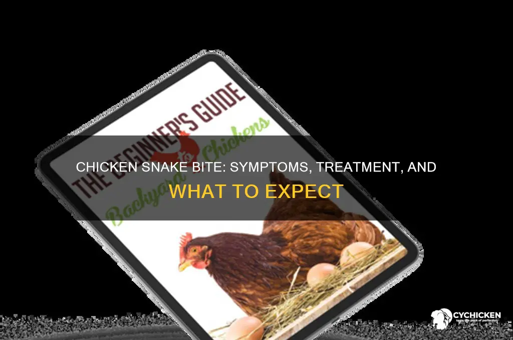 what happens if a chicken snake bites you