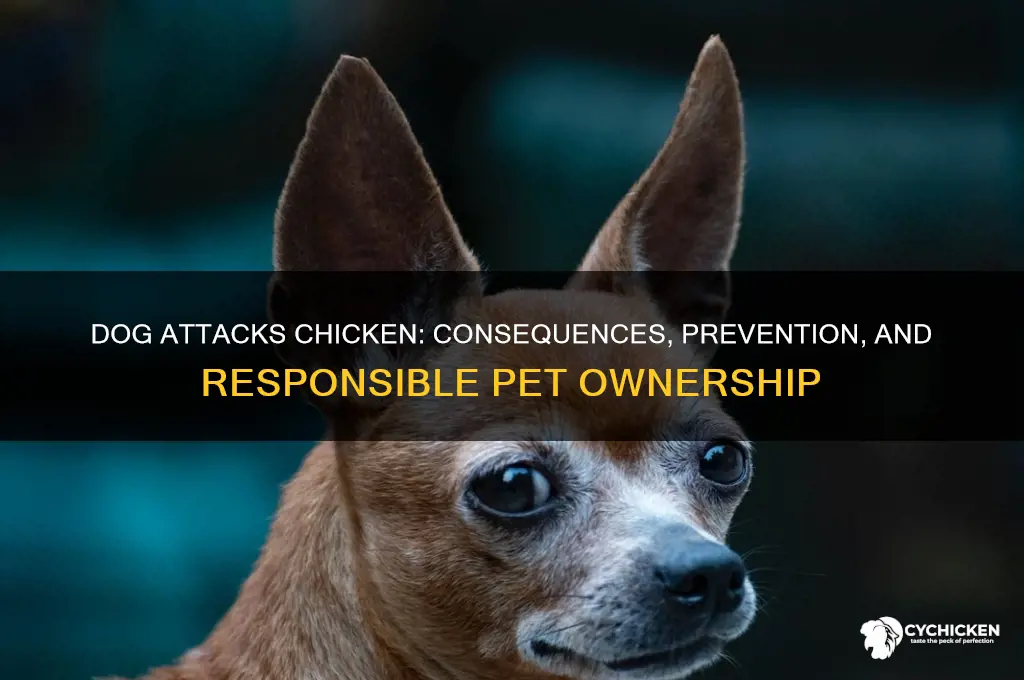 what happens if a dog kills a chicken