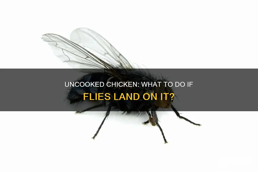 what happens if a fly lands on your uncooked chicken