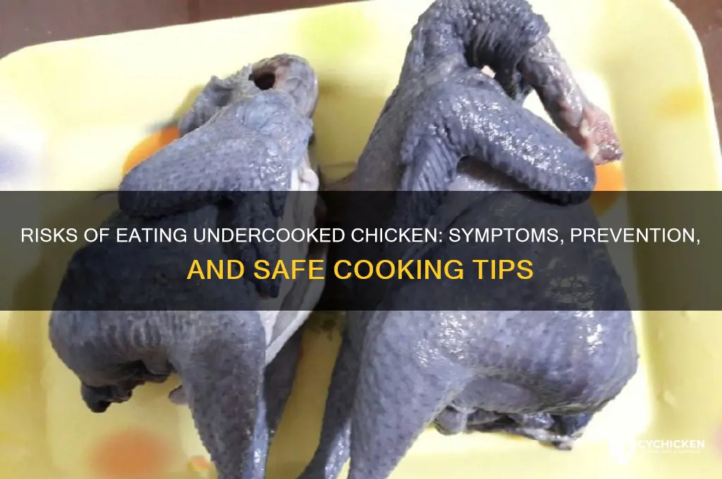 what happens if ate chicken not quite done