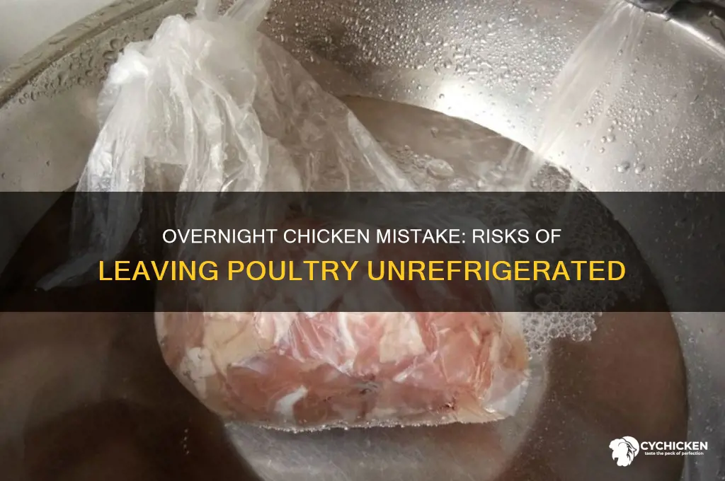 what happens if chicken is left out overnight