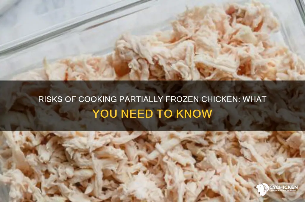 what happens if chicken is not fully thawed
