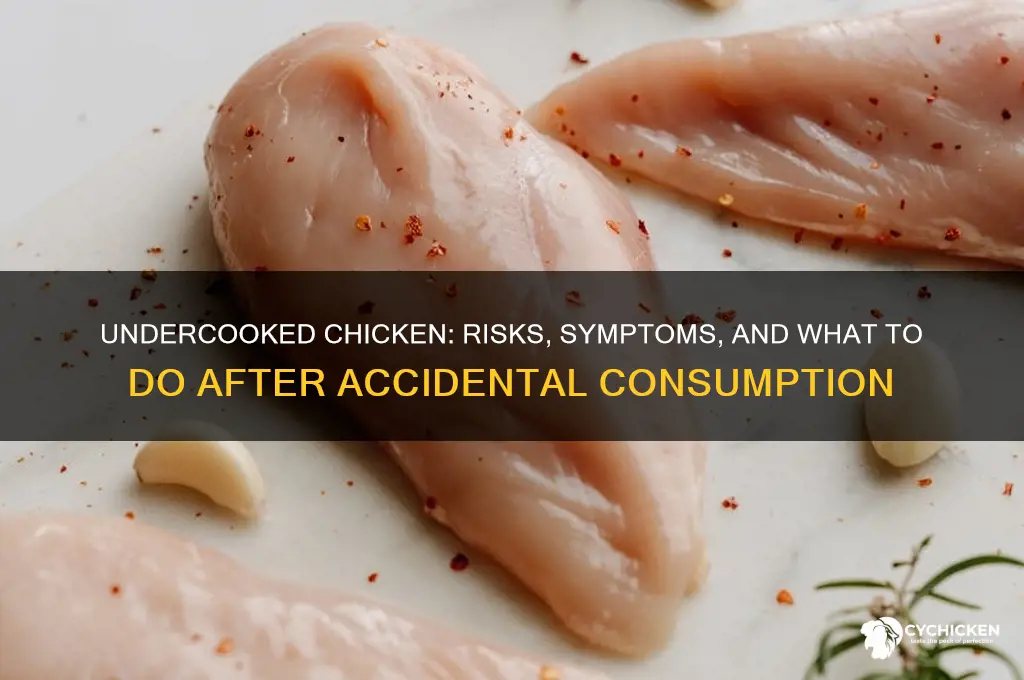 what happens if i accidentally ate undercooked chicken
