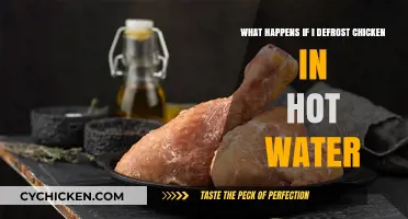 Defrosting Chicken in Hot Water: Safe or Not?