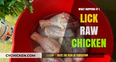Licking Raw Chicken: Risks, Consequences, and Why You Should Avoid It