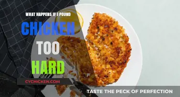 Pounding Chicken Mistakes: Overdoing It Ruins Texture and Juiciness