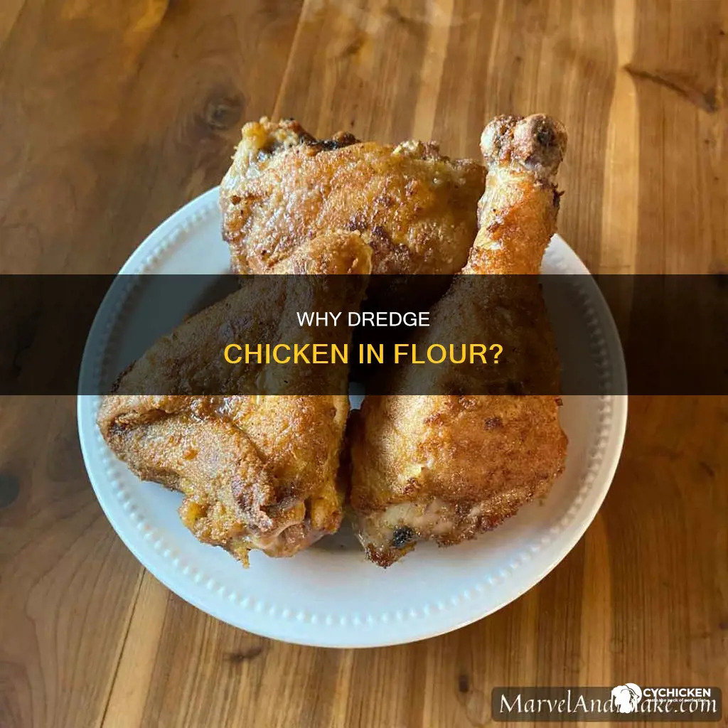 what happens if i put flour on my chicken