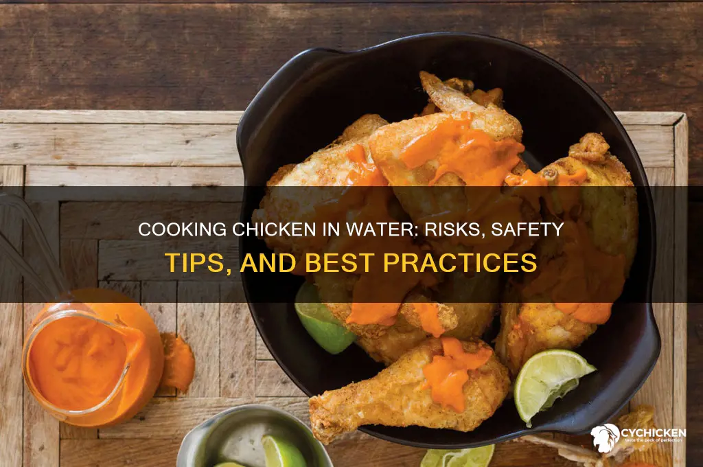 what happens if ooke chicken in water