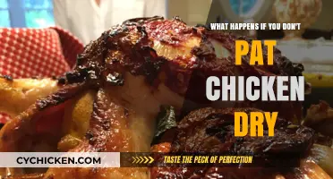 Why You Should Pat Chicken Dry Before Cooking
