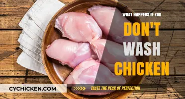 Skipping Chicken Washing: Risks of Cross-Contamination and Foodborne Illness