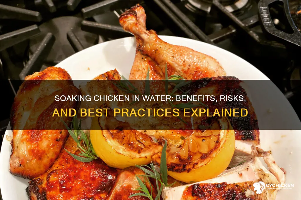 what happens if you soak chicken in water