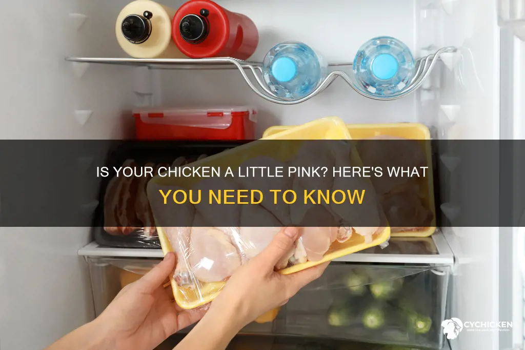 what happens if your chicken is a little pink