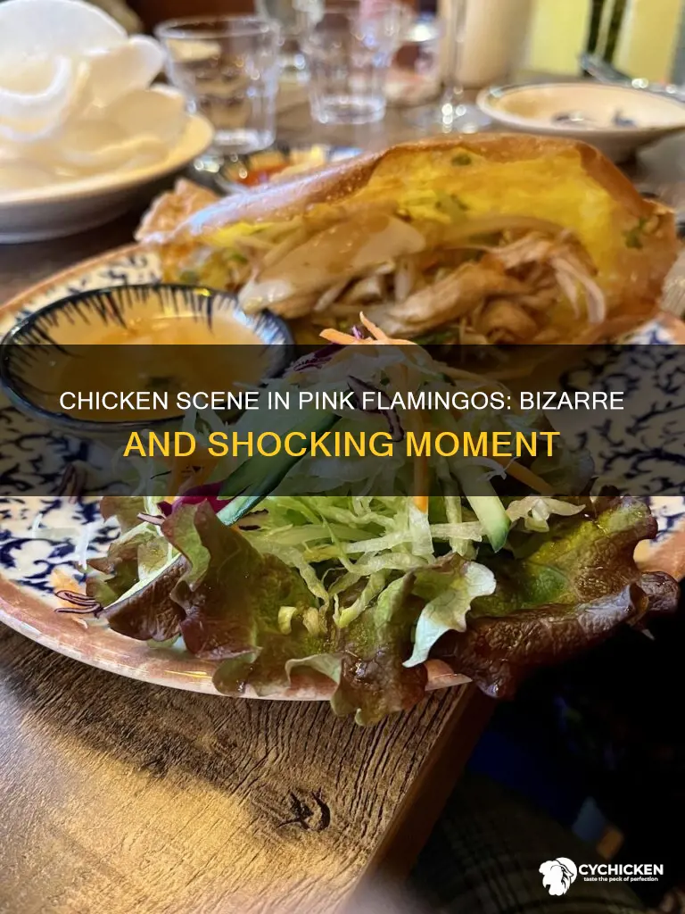 what happens in the chicken scene in pink flamingos