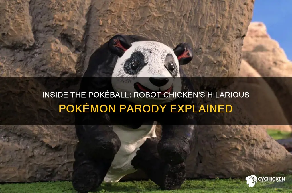 what happens inside a pokeball robot chicken