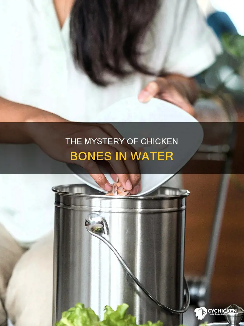 what happens to a chicken bone soaked in water
